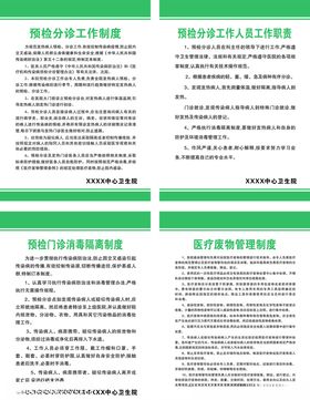 预检分诊制度