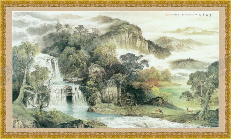 编号：18763107032210485077【酷图网】源文件下载-山水画