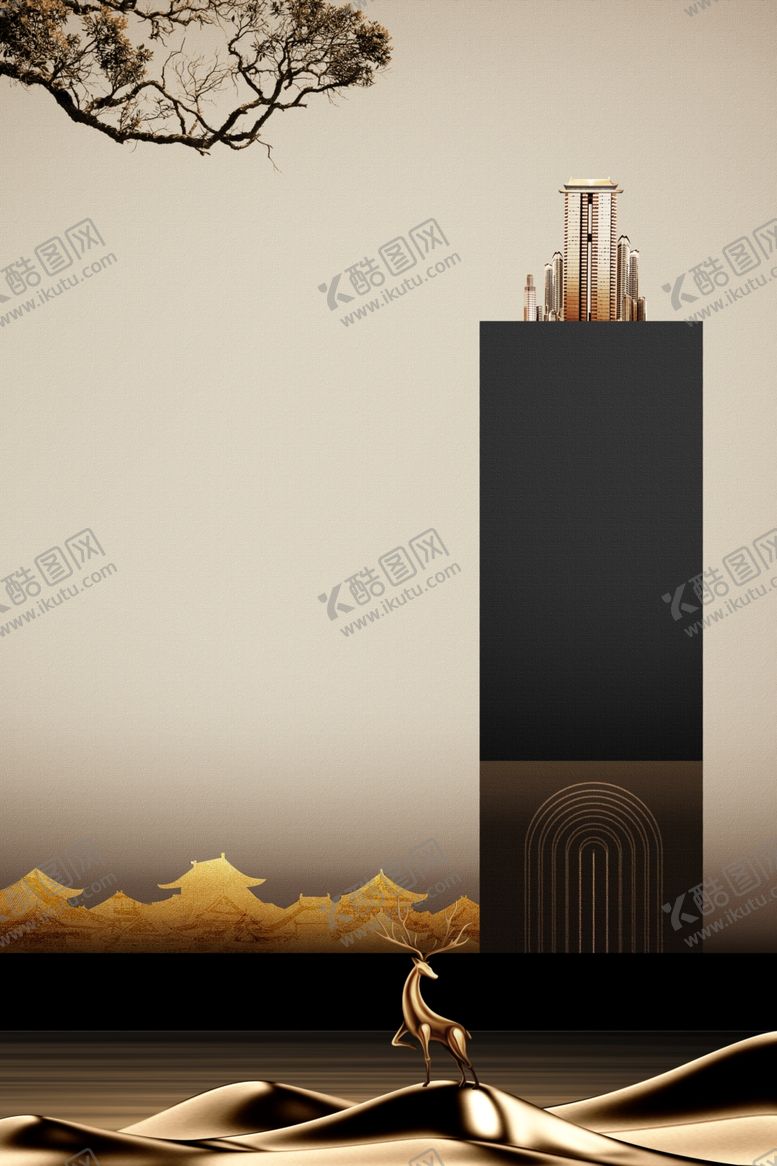 编号：86157409130846335619【酷图网】源文件下载-中式房地产