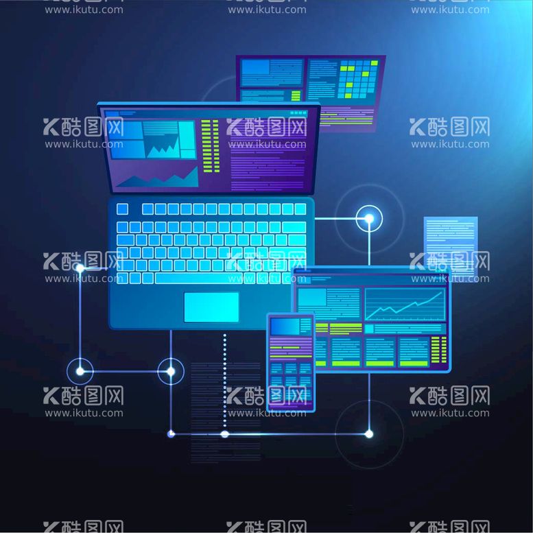 编号：86516011190859057333【酷图网】源文件下载-智能科技插画 