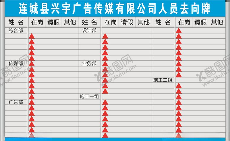 编号：12314407121253405059【酷图网】源文件下载-去向牌