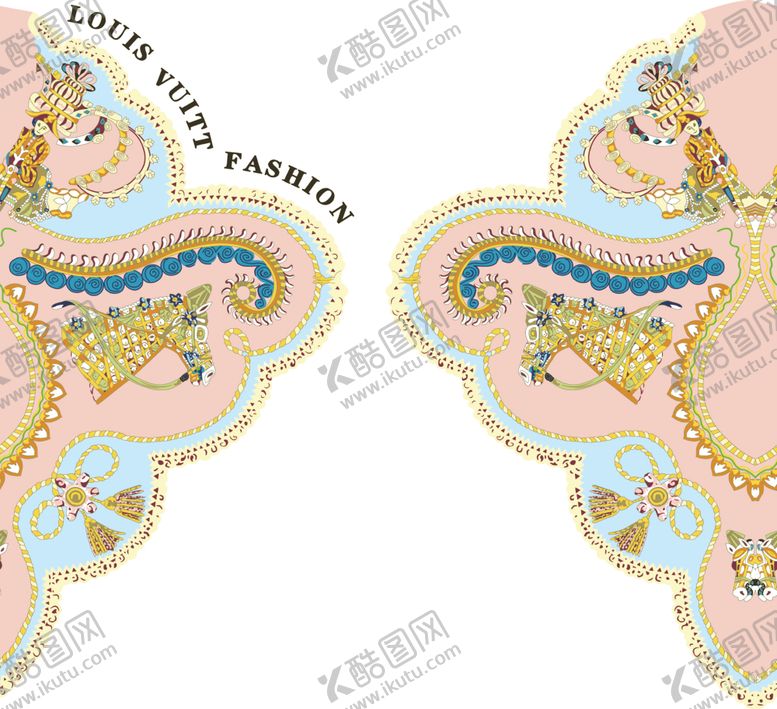 编号：25835105132331455491【酷图网】源文件下载-方巾印花