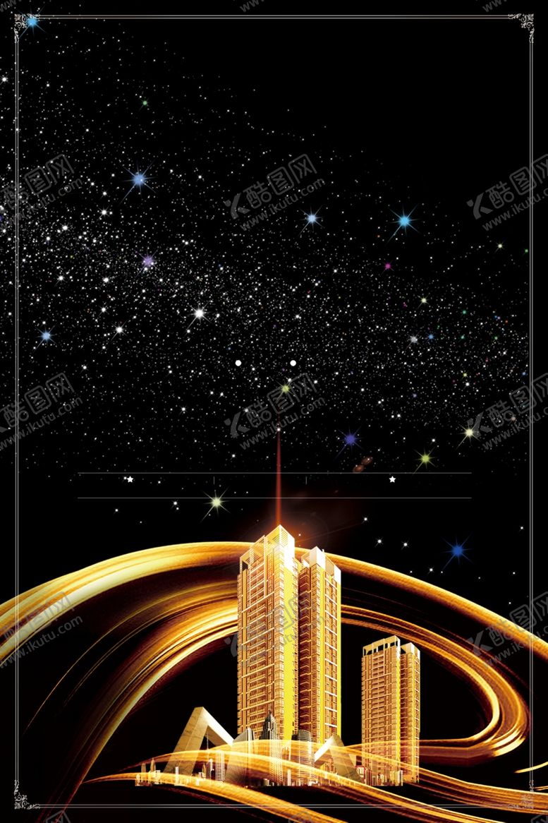 编号：46706510220502249161【酷图网】源文件下载-黑金背景素材