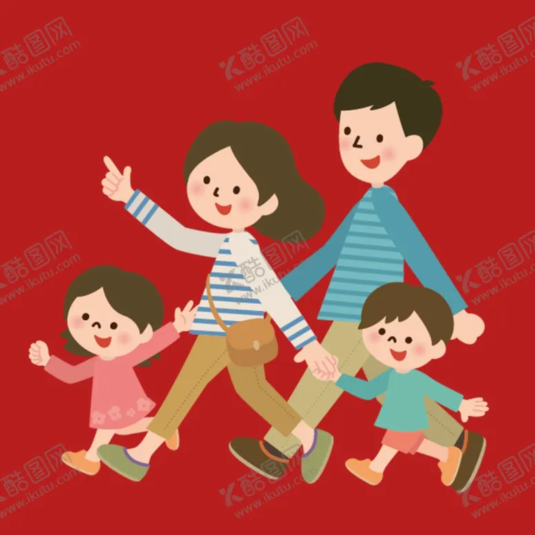 编号：68321702191540139211【酷图网】源文件下载-幸福家庭人物
