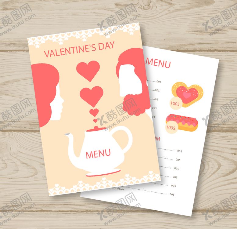 编号：54175909291628317936【酷图网】源文件下载-菜单模板设计