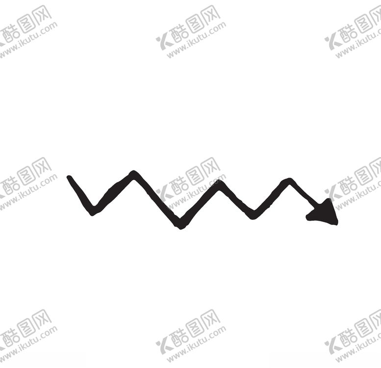 编号：56852509150110335055【酷图网】源文件下载-黑白手绘箭头
