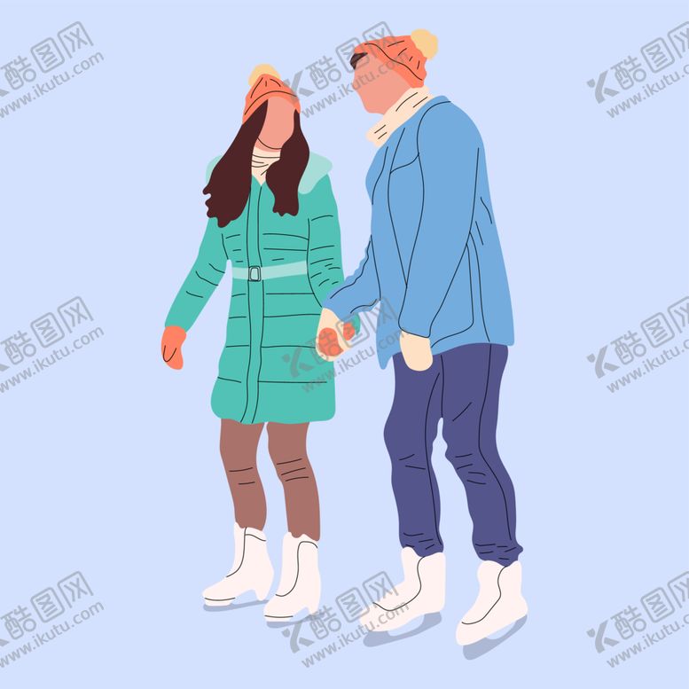 编号：58804201121707513485【酷图网】源文件下载-滑冰人物