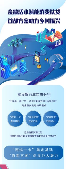 银行金融赋能消费扶贫发布会长图