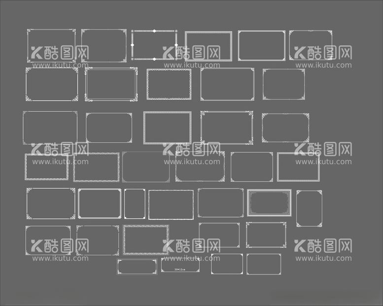 编号：79789012141543374347【酷图网】源文件下载-中式古风边框