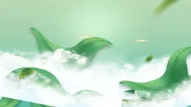 中国风展板背景淡雅古典晚会水墨舞台