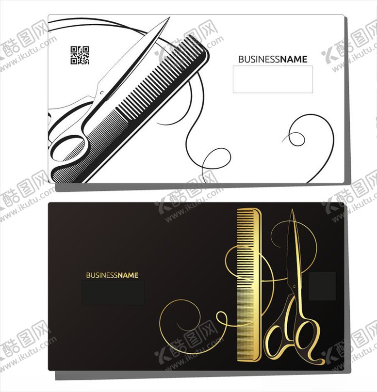 编号：75575810302111194126【酷图网】源文件下载-美容美发卡片