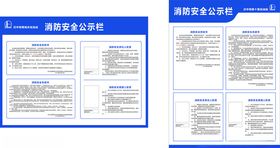 中石化消防公示栏