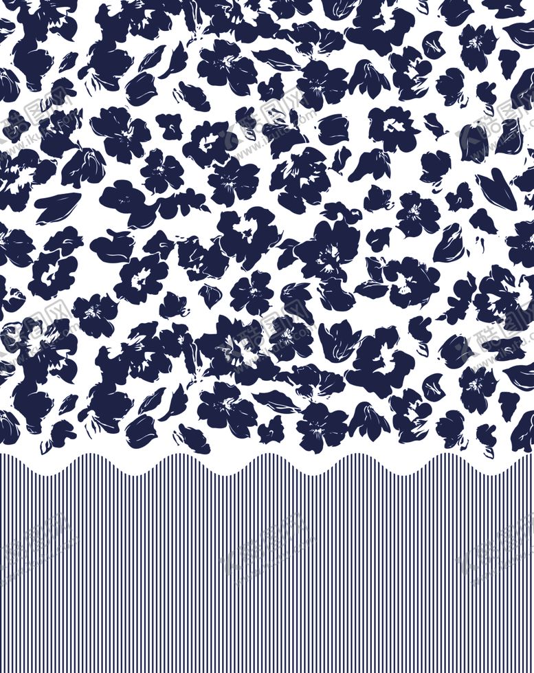 编号：39214309291857027338【酷图网】源文件下载-单色定位花