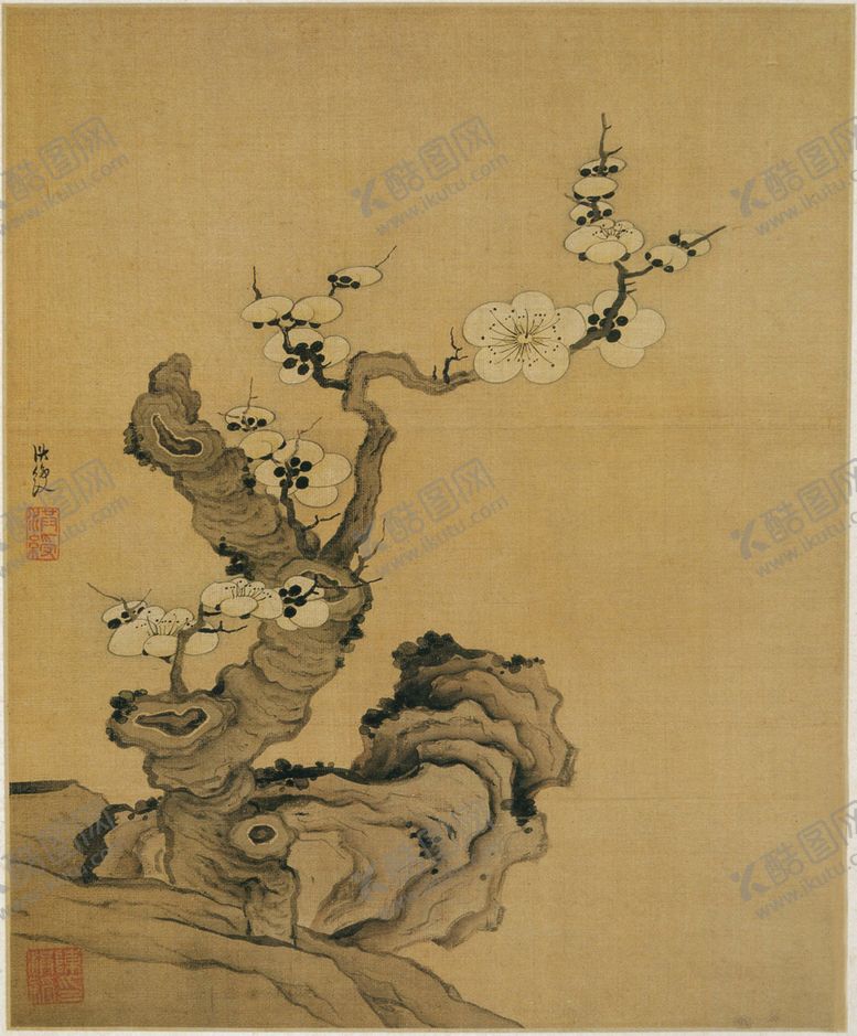编号：80470906232236118084【酷图网】源文件下载-植物花朵工笔画