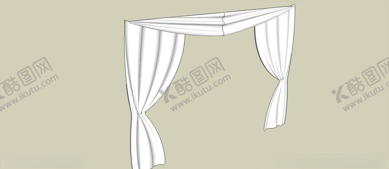 编号：61421910070005219718【酷图网】源文件下载-窗帘模型