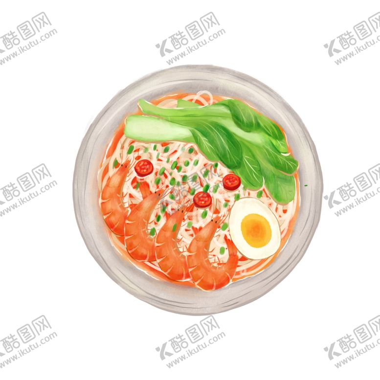 编号：42511909151143125470【酷图网】源文件下载-手绘海鲜面水彩