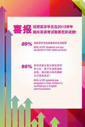 彩色背景海报