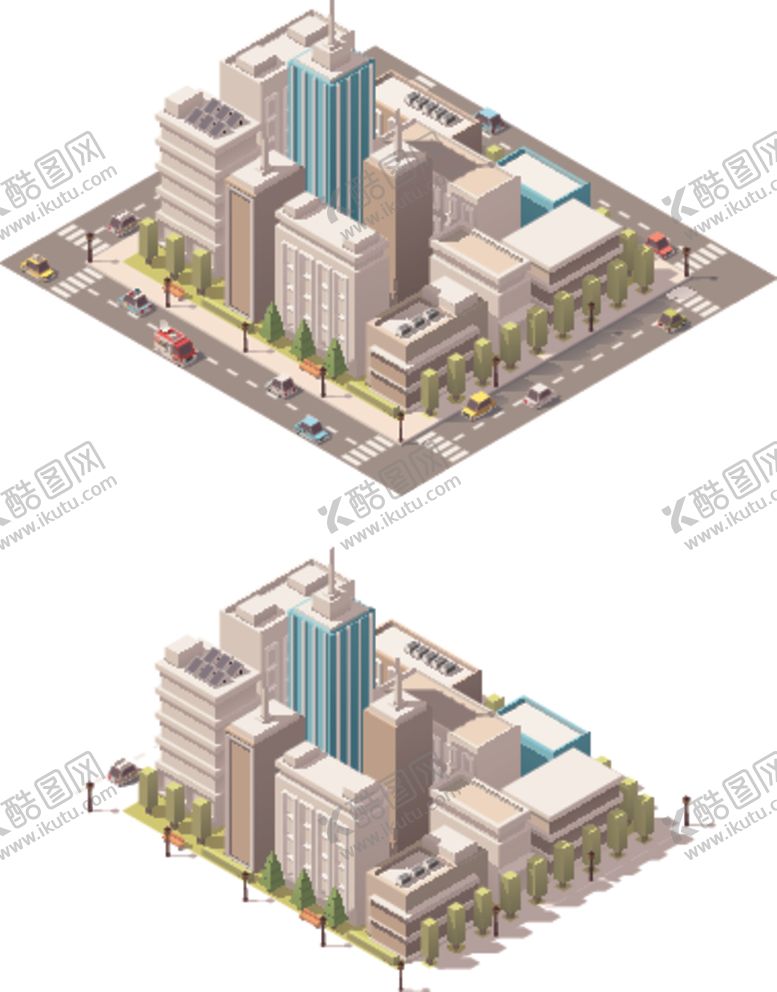 编号：19620809151529264823【酷图网】源文件下载-卡通城市建筑