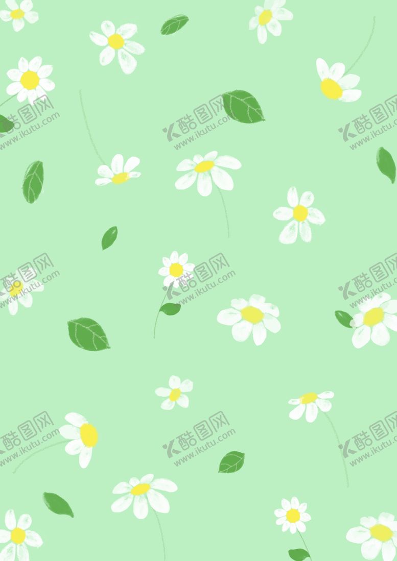 编号：22781807081101014691【酷图网】源文件下载-手绘雏菊插画