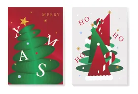 圣诞主题贺卡设计