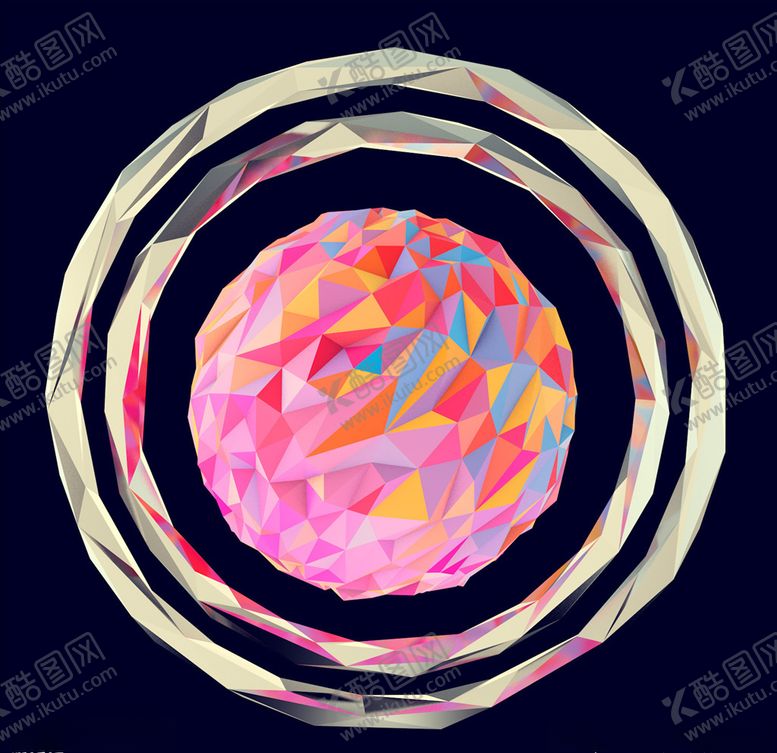 编号：13790905101713173861【酷图网】源文件下载-C4D模型动画低体环和球体