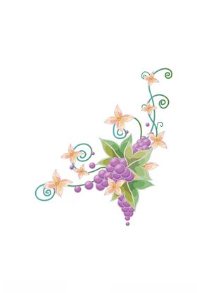 鲜花印花