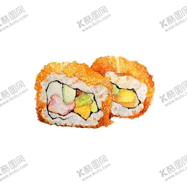 编号：38233905032234563938【酷图网】源文件下载-加州卷寿司