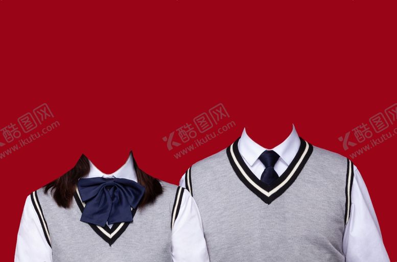 编号：90785101281423299419【酷图网】源文件下载-学生装结婚证件照