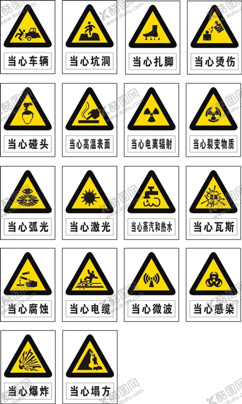 编号：91196412070335356696【酷图网】源文件下载-警告安全标识