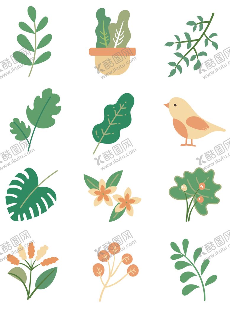 编号：77494903261340293194【酷图网】源文件下载-花卉鸟语