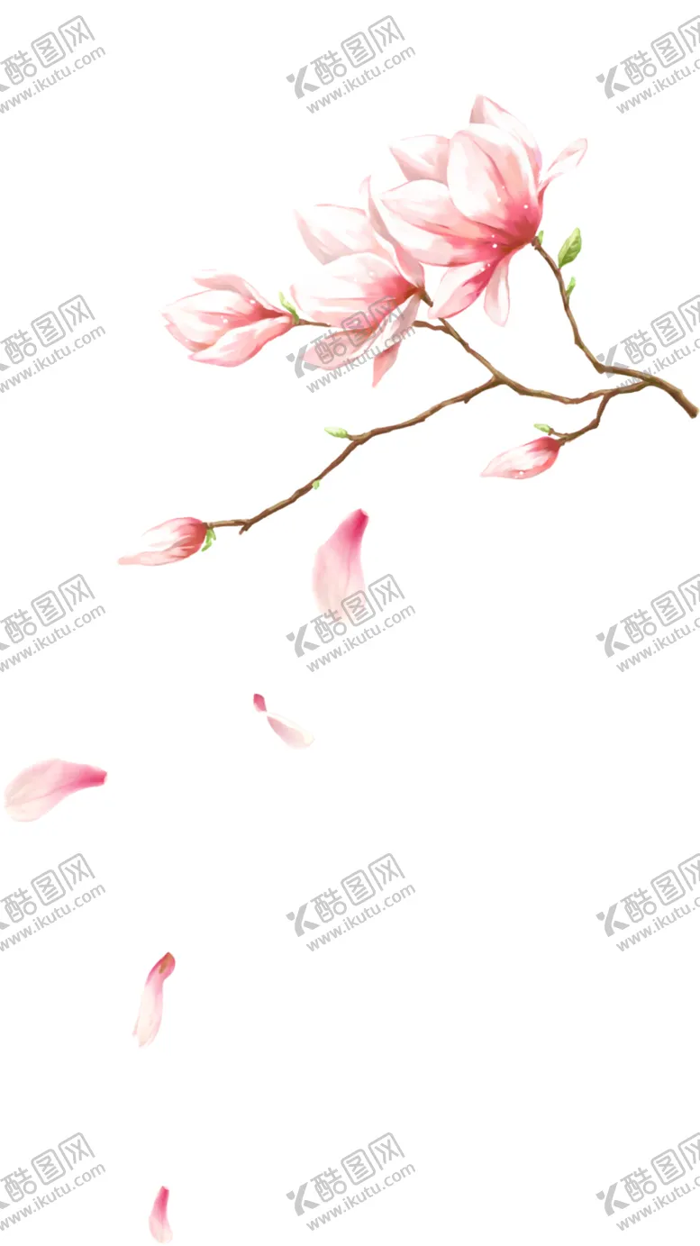 编号：93493002080731585816【酷图网】源文件下载-唯美古风水彩花朵png