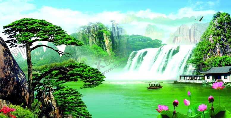 编号：60873009212127369532【酷图网】源文件下载-山水画