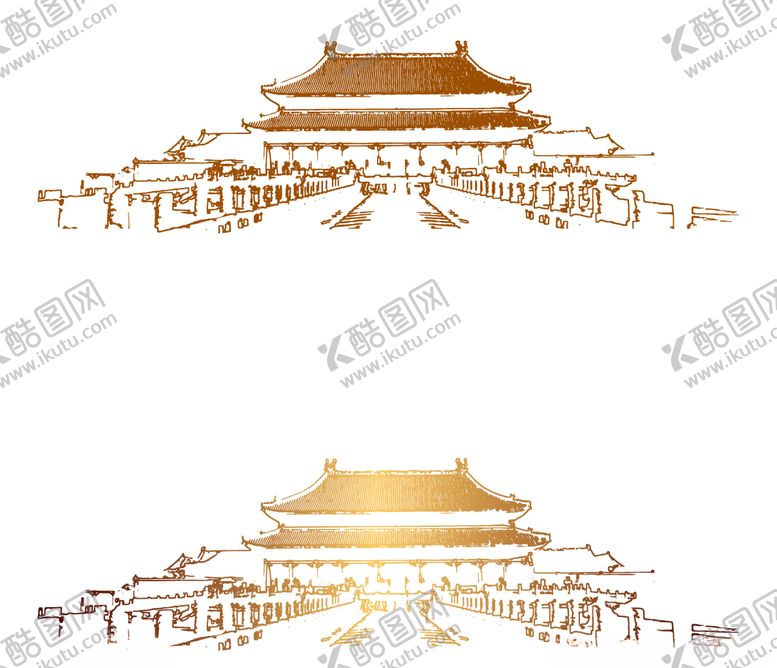 编号：49076706190215591555【酷图网】源文件下载-中国古建筑剪影