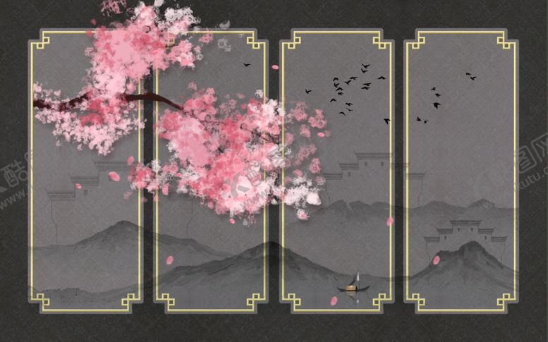 编号：37753605032224391914【酷图网】源文件下载-花鸟工笔画