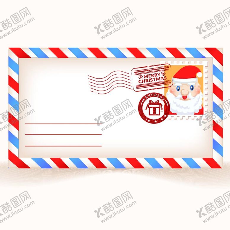 编号：89057409240556181034【酷图网】源文件下载-圣诞节信封