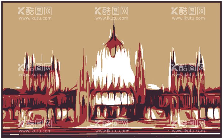 编号：28300203121208135255【酷图网】源文件下载-矢量建筑剪影