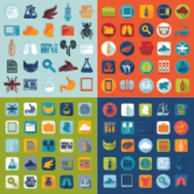 多彩扁平化图标集合