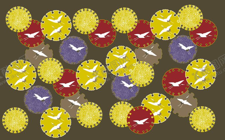 编号：10672209291319321596【酷图网】源文件下载-复古图案