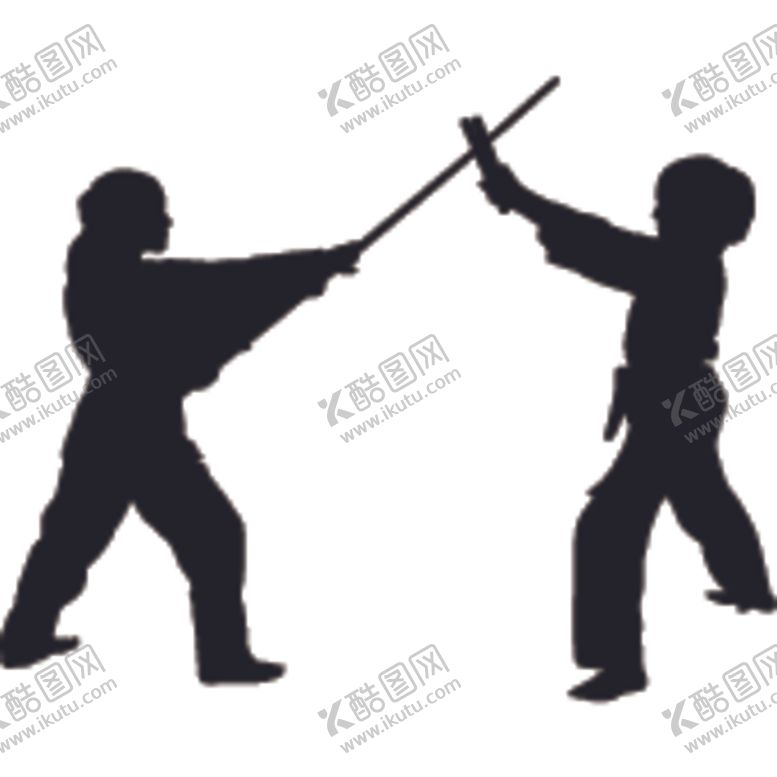 编号：88561905050620193974【酷图网】源文件下载-武术格斗剪影