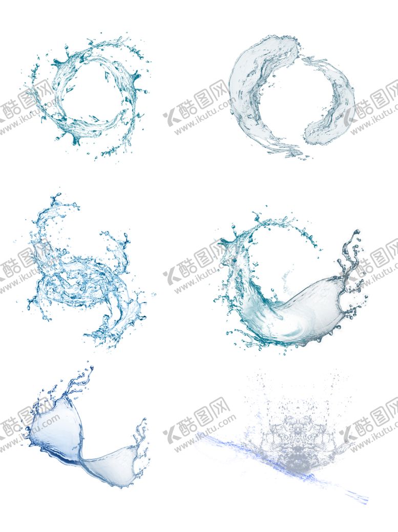 编号：63558201191731431916【酷图网】源文件下载-蓝色水滴水漩涡水纹