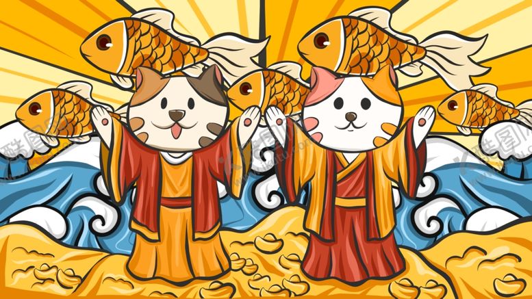 编号：76714609210202342612【酷图网】源文件下载-国潮海报