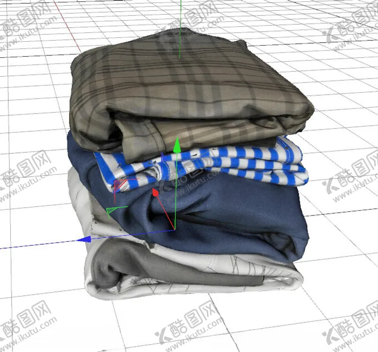 编号：79797602200921441296【酷图网】源文件下载-C4D模型衣服