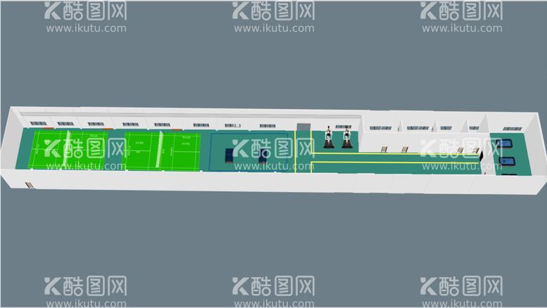 编号：96471510110801153089【酷图网】源文件下载-职工活动室效果图