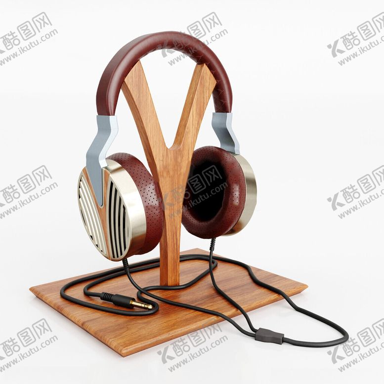 编号：51788402071443366809【酷图网】源文件下载-C4D模型耳机