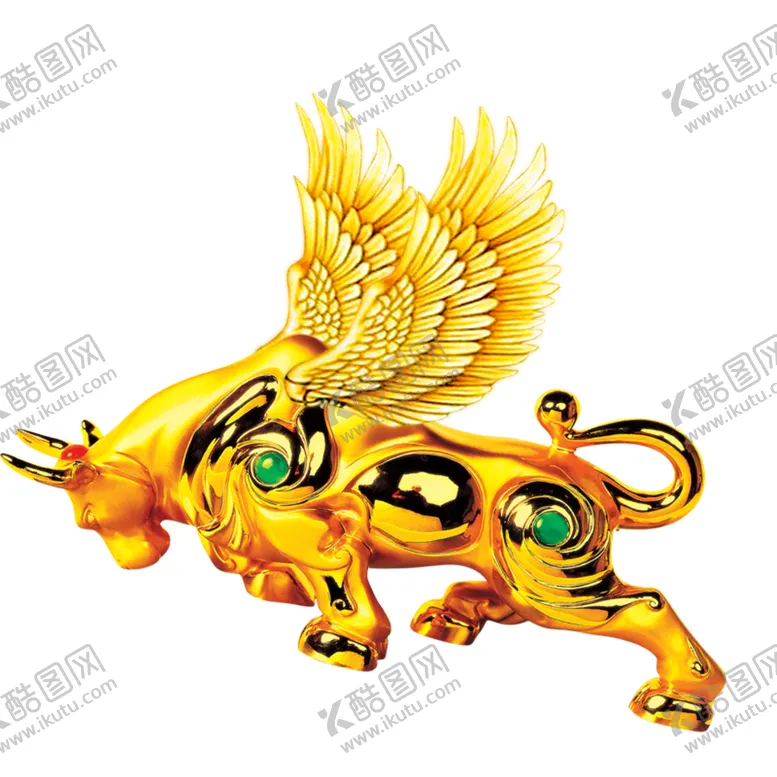 编号：25512904191224281975【酷图网】源文件下载-2021年牛年金牛免抠素材元素