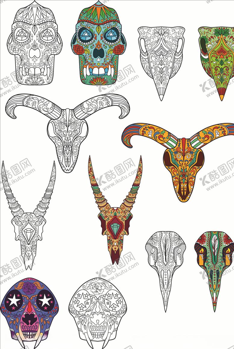 编号：60907209201104175990【酷图网】源文件下载-骷髅头