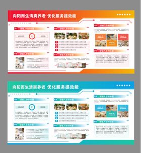 社区养老宣传栏