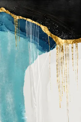 金色纹理装饰画