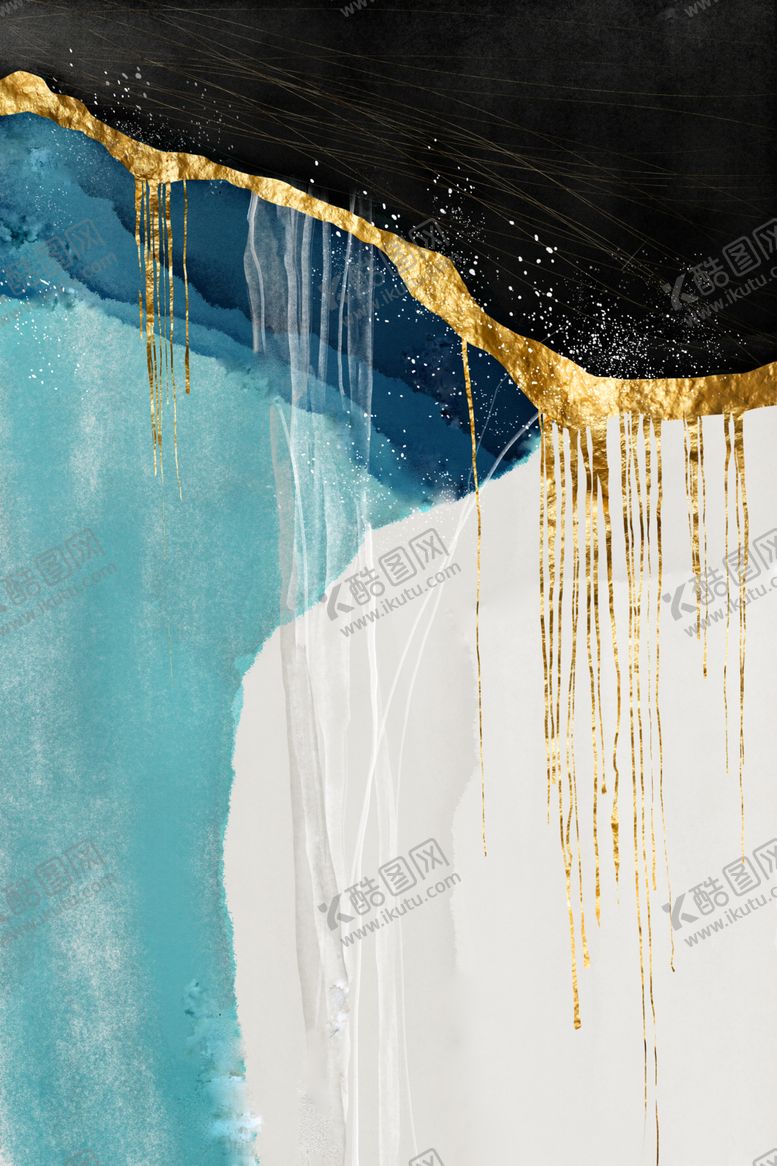 编号：97584710310958281591【酷图网】源文件下载-金色纹理装饰画