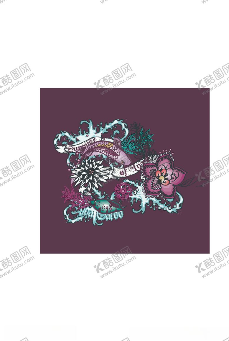 编号：38186506190024133739【酷图网】源文件下载-动物印花